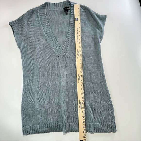 Eileen Fisher minimalist sleeveless knit hemp top M - Picture 9 of 10